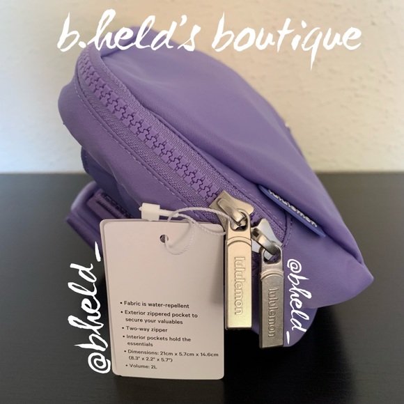 🆕 lululemon Everywhere Belt Bag *Large Version 2L Volume Dark Lavender New NWT - Picture 4 of 15